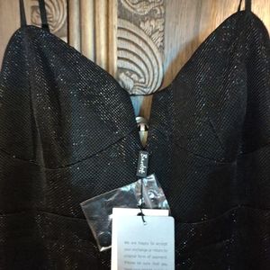 Sexy Sparkly Bardot Cocktail Dress